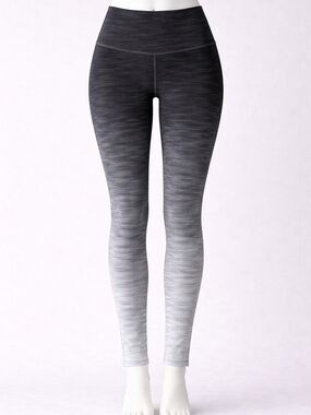 lululemon athletica Ombre Black-to-Gray High-Rise Leggings